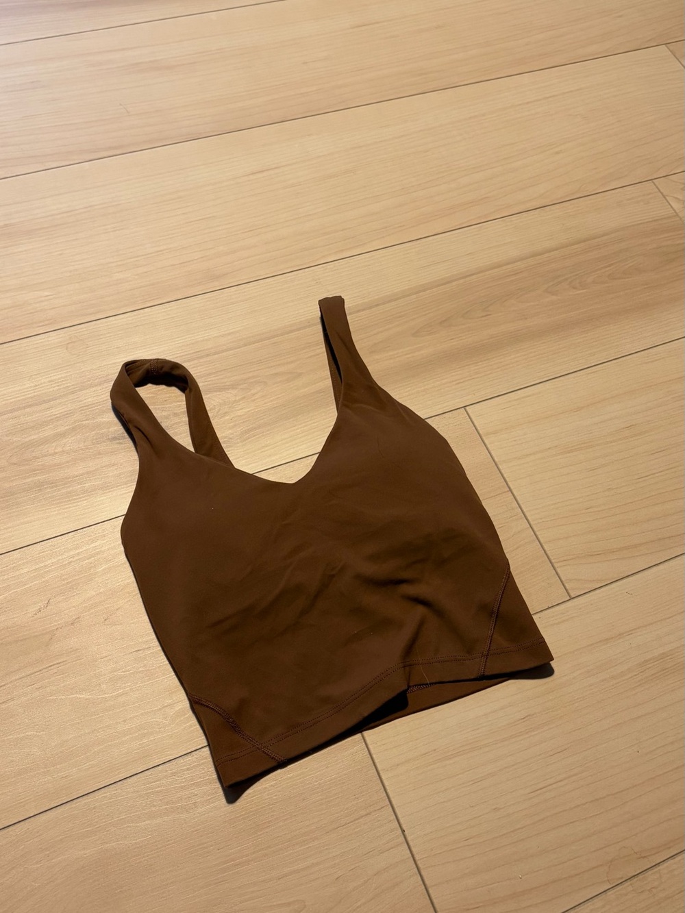 Lululemon Brown Sports Bra / Crop Top